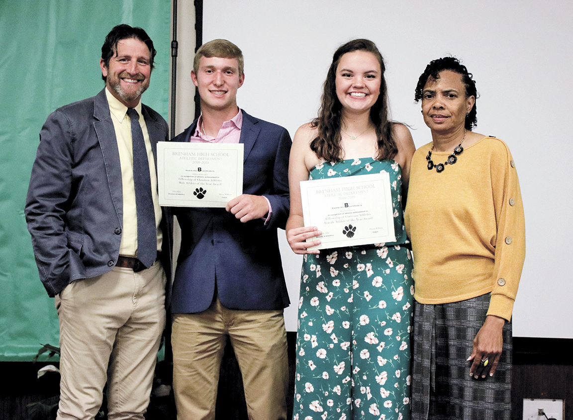 Brenham High School's Fellowship of Christian Athletes Award Winners